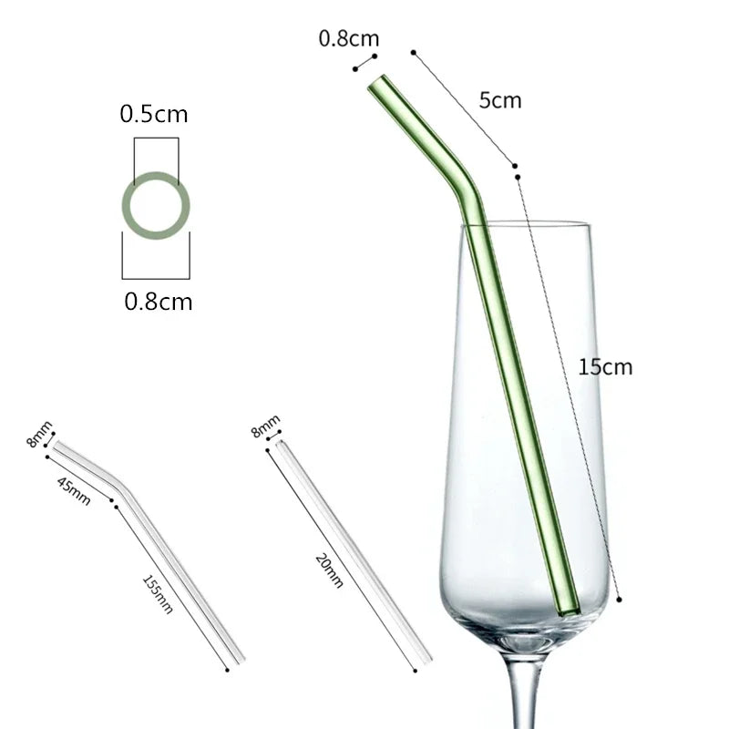 Reusable Glass Straws